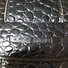 Giorgio Armani 黒いセカンドバックのサムネイル