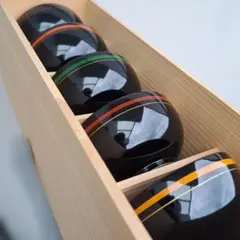 【祖雅堂　独楽色　汁椀×5客】天然木製　未使用/長期保管品