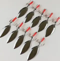 ◆ブレードトレブルフック　 10個セット◆　青物　スピンテール