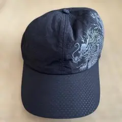 ドラゴン刺繍キャップ 黒
