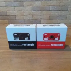 LCD digital camera rectangle ミニカメラ 2個セット