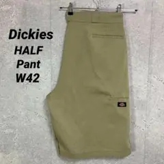 ディッキーズ　ハーフパンツ　ベージュチノパン　古着　W42