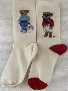 POLO ポロラルフローレンのレディース用ソックス2足セット、新品24~26cm