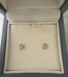 【新品・未使用】ジュエリーTSUTSUMI K10イエローゴールド ピアス