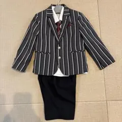 キッズ フォーマルスーツ 110cm ストライプ
