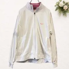 NIKE ナイキ ジャージ ジャケット M ホワイト ピンクDRI-FIT UV