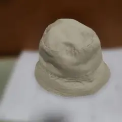 ベージュ コットン バケットハット
