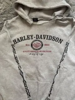 ハ*ト様 Harley-Davidsonパーカー90s y2K両面プリントイーグのサムネイル