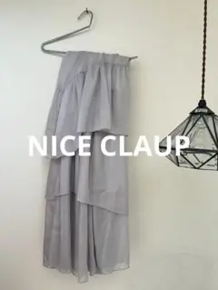 NICE CLAUP フレアスカートのサムネイル