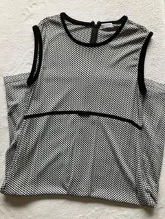 FOXY RABBITS チェック柄ノースリーブワンピース