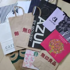 ショップ袋セット 複数ブランド 14枚