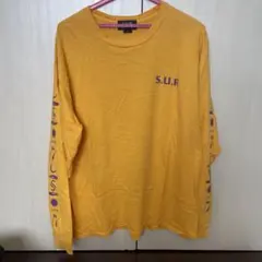 S.U.R. イエロー ロングスリーブ Tシャツ Lのサムネイル