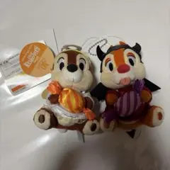 ディズニーストア 25周年 チップ デール ぬいぐるみ キーチェーン