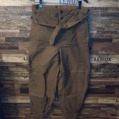 ミリタリースタイル ワークパンツ ブラウン ベルト付きのサムネイル
