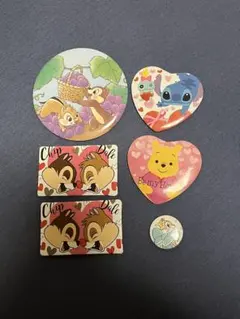 ディズニー　バッジ　6個セット