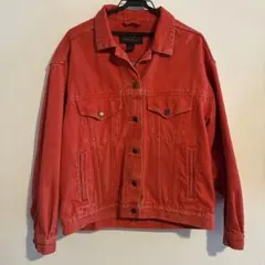 希少 90s ユーロリーバイス デニムジャケット サーモンピンク L - メルカリ