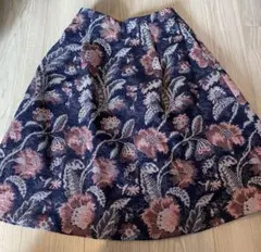 STRAWBERRY-FIELDS 花柄スカート サイズ1 クリーニング済