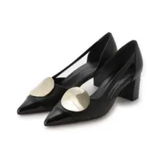 【即完売】fray i.d メタルパーツポインテッドパンプス 24.5cmのサムネイル