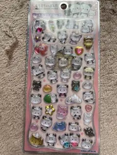 もちもちぱんだ ジュエルプチドロップ ストーンつき シール カミオジャパン