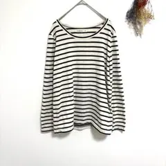 Cutie Blonde (M) Tシャツ カットソー ストライプ 長袖