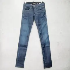 ★リプレイ RADIXES スキニーデニムパンツ ストレッチ ジーンズ W26のサムネイル