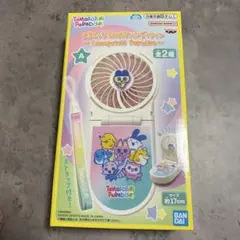 ★新品★ たまごっち 2WAY ハンディファン A まめっち ストラップ付きのサムネイル