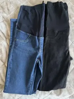 UNIQLO マタニティパンツ デニム&ブラック