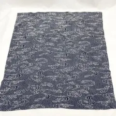【未使用】 丹後ちりめん 正絹 小風呂敷 観世水 和装小物
