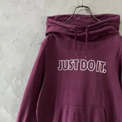 NIKE ボリュームネックパーカー　ビッグプリント　バーガンディ　S IW25