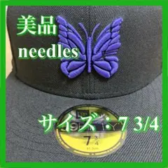 【美品】Needles New Era 59FIFTY ブラック 7 3/4のサムネイル