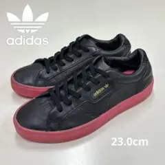 adidas SLEEK W 黒/ピンク レディーススニーカー　23.0cm