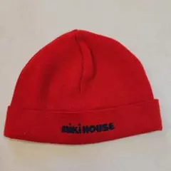 MIKI HOUSE ミキハウス　赤 ニットキャップ
