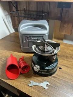 Coleman 508 シングルバーナー(2レバー式) 【付属品あり・現状品】 コールマン(Coleman)のシングルバーナー508ツーレバーが入荷