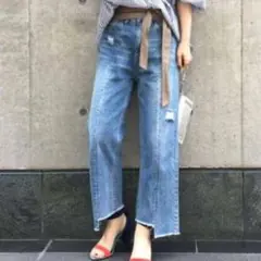 カプリシューレマージュ　加工デニムパンツのサムネイル