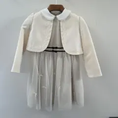 卒園式　入学式　発表会　フォーマル　ドレス　ホワイト　ビームス