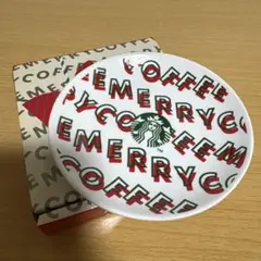 値下げ！Starbucks クリスマスノベルティロゴ入り磁気皿