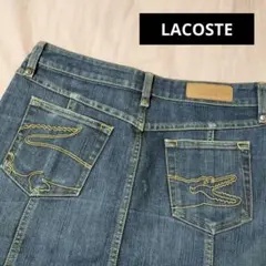 LACOSTE 日本製 デニムスカート Y2K