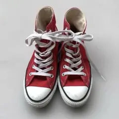 CONVERSE All Starレッド ハイカットスニーカー 23センチ