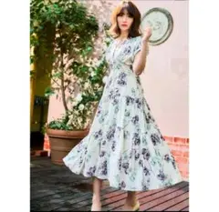 Her lip to Full Of Love Long Dress