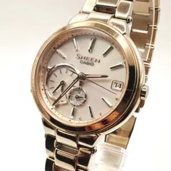 가동 CASIO SHEEN SHB-200 태양 전파 여성 시계