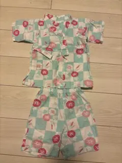 コンビミニ　甚平 90cm 100%コットン