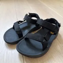 【19cm】Teva キッズ サンダル ブラック