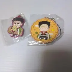 鬼滅の刃 悲鳴嶼行冥 キャラばんちょうこう とじコレ クッキーラバーストラップ