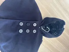 ミキハウス ベビーポンチョ ネイビー F