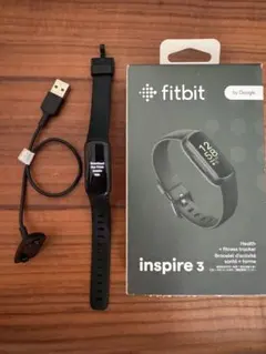 Fitbit Inspire 3 本体 充電ケーブル付き