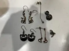 かすう工房　ペンダントトップ　ヴィンテージピアス　普通のピアス