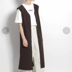 niko and ... 2WAY ロングジレニットワンピース