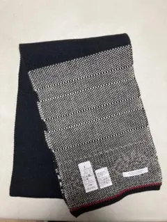 JOURNAL STANDARD ストライプマフラー F 黒/白/赤