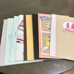 イラスト入りレトロノートセット