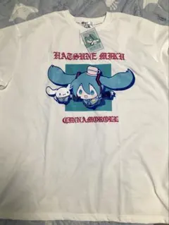 【未使用】初音ミク Tシャツ シナモロール
